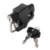 VEROCITY Helmet Lock, Helmet Holder, Anti-Theft (Universal Clamp Type, Black)