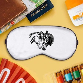 'Two Horses' Sleep/Travel Eye Mask (EY00022489)