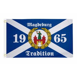 U24 Flag Magdeburg Tradition 1965 Hoisting Flag 90 x 150 cm