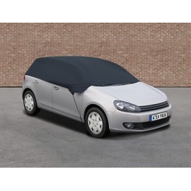 APA 38515 Halbgarage Auto, Autoabdeckung, Autoplane, Größe M, Polyester, blau