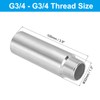 PATIKIL 304 Stainless Steel Pipe Fitting 3/4" NPT Male to