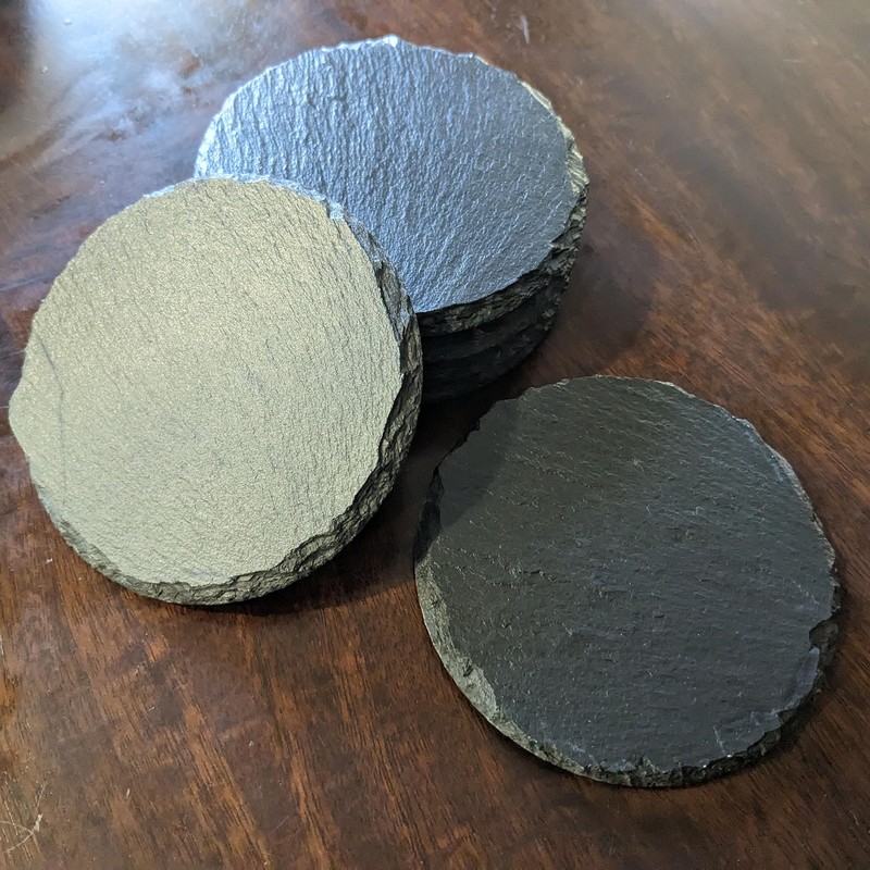 Faith and Hope: Laser Etched "Grace Changes Everything" Coasters: Inspirational