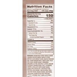 S'mores Trail Mix Cluster Bites: Cinnamon Cracker, Almonds, Cashews, Chocolate Chips, Vegan & Dairy Free Nut Snack Snacking Desert Food, Well Market 4.5oz Bag