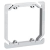 Plastic Electrical Box Device Ring, 4 Inch Square, 2 Gang,