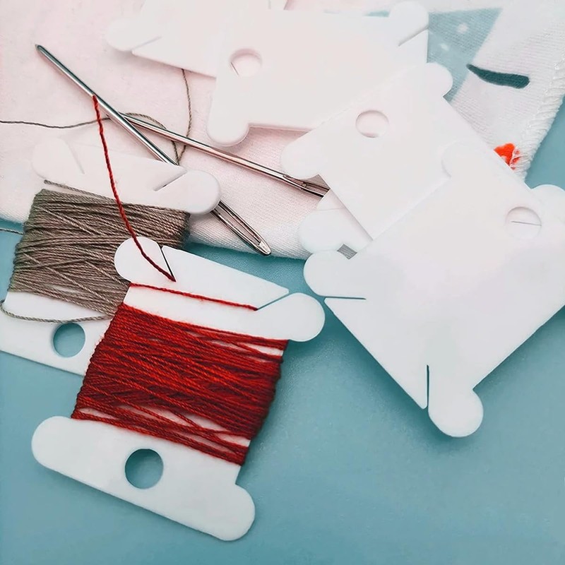Anicy Pack of 200 Embroidery Thread Storage - Plastic Silk