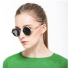 FREESE Men's Round Sunglasses, Designer Metal Frame, UV Protection