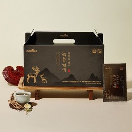 MediTree 메디트리 흑염소 담은 녹용 진액 30포 5박스 Meditree Black Goat Velvet Antler Extract 30 Pouches 5 Boxes