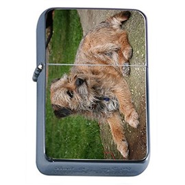 Dog Border Terrier 01 Oil Lighter