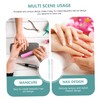 BIUDECO Multifunctional Nail File Portable Glass Nail Buffer for Texture