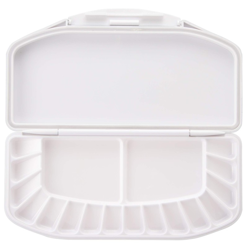 Namurataiseidou Shield Palette, 16 Compartments, White
