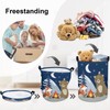 HUUMONSS Night Camping Laundry Hamper Collapsible Clothes Kids Storage Basket