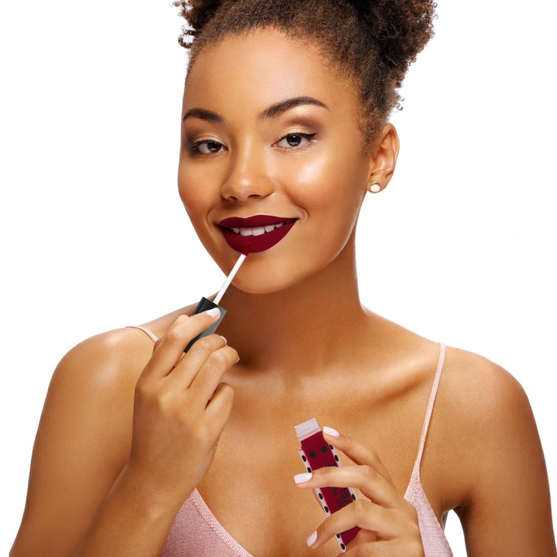 Sacha Cosmetics Intense Matte Lip Velvet Liquid Lipstick, Long-Lasting Velvet