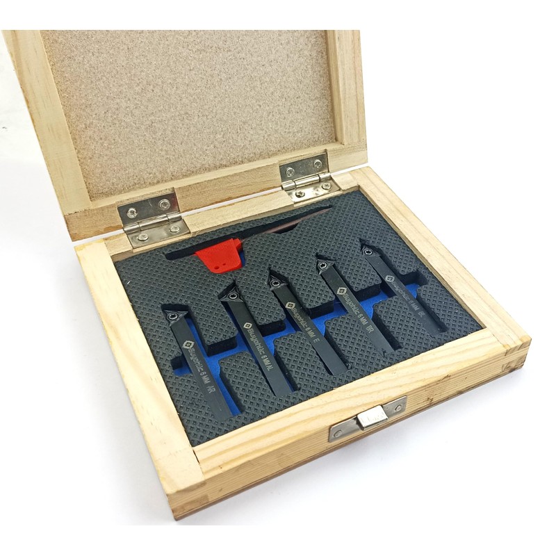 A.D. International 5 Pieces Indexable Turning Tool Set with TCMT16T304