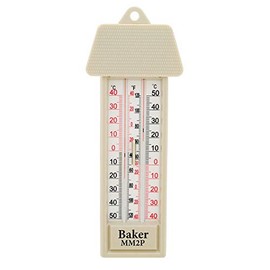 Baker Instruments MM2P Max-Min Thermometer, Beige