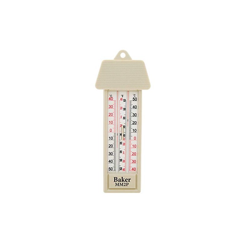 Baker Instruments MM2P Max-Min Thermometer, Beige
