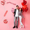 Fruidles Valentine's Day Swirl Lollipop Sucker, Individually Wrapped (144-Pack)