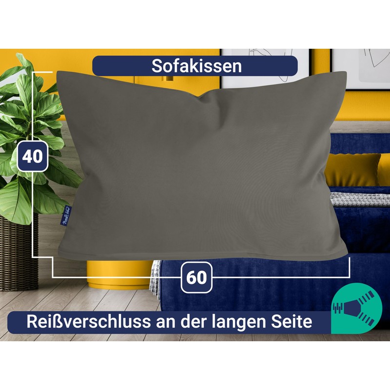 Marie´s Home Pack of 2 cushion covers, 40 x 60