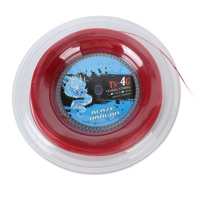 TS 4G 200m Reel Tennis String Line Polyester Tennis String