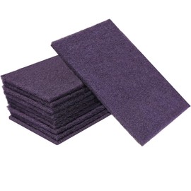 Premium 10 Pack 6" x 9" Purple General Purpose Scuff Pads - Scuffing, Scouring, Sanding, Paint Primer Prep Adhesion Scratch - Surface Preparation Automotive Car Auto Body Woodworking Wood (600 Grit)