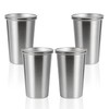 SMLIXE 8 Pack 16oz Stainless Steel Pint Cup,Healthy Unbreakable and