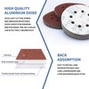 FEIHU 125mm Sanding Discs 50Pcs Orbital Sander Discs Hook and