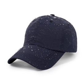 Geyanuo Unisex Quick Drying Running Hat Outdoor Sun Protection Baseball Hat Lightqweight Waterproof Cap for Women and Men Navy