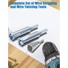 Wire Stripping and Wire Twister Tool for Drill - 3