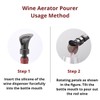 Wine Pourer - 2 paquetes de boquilla de aireador de