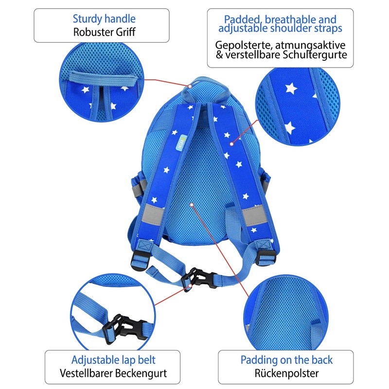 HECKBO Children's Backpack with Rocket or Unicorn - from 2