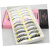 Beavorty 3sets Long Natural Curly Japanese Fluctuation Lashes Fake Eyelash