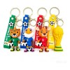 4pc 2026 Llaveros De La Mascota De Fútbol De La