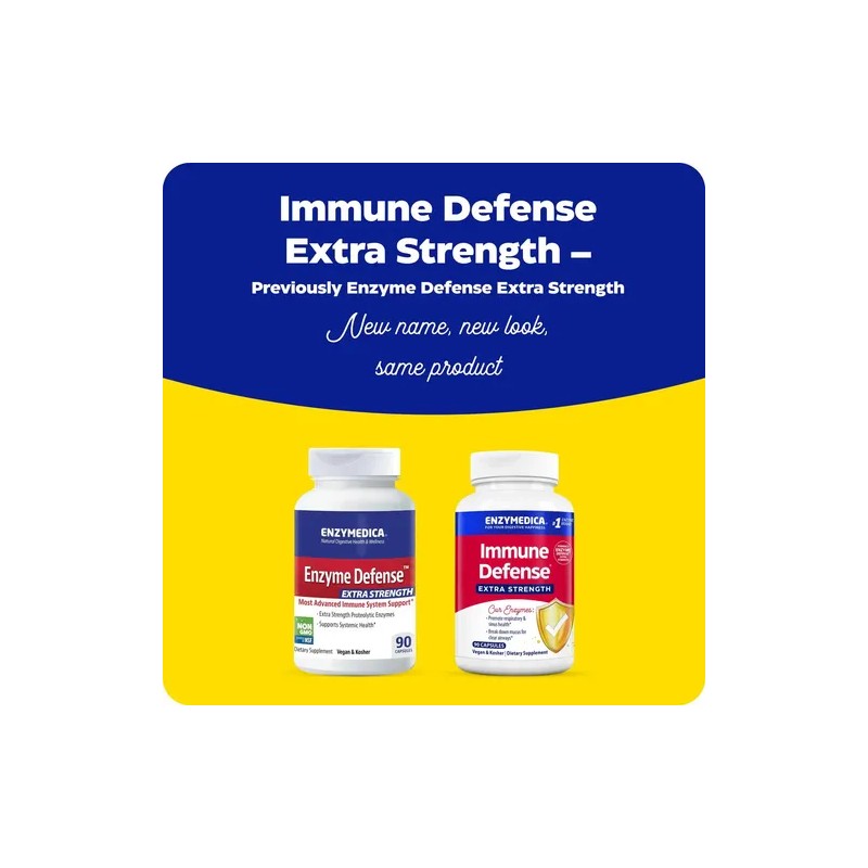 Enzymedica Immune Defense Proteolíticas 90 Cápsulas