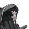 Pack of 4 Pushchair Clips, Pushchair Clips, Universal for Attaching,