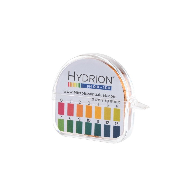 Hydrion Ph Paper (93) with Dispenser and Color Chart -