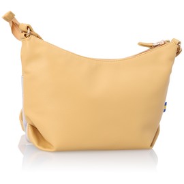 Mozu VZGT-01 Women's Shoulder Bag, Crossbody Design, Lightweight, Compact, Smaller, Synthetic Leather, Faux Leather, Zipper Bag, yellow