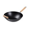 JOYCE CHEN Professional Series 14-Inch Cast Iron Wok with Maple
