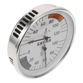 Zerodeko Sauna Temperature and Humidity Gauge Accurate Indoor for Sauna High Precision Hygrometer for Simultaneous Readings for Daily Use and Outdoor Settings