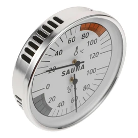 Zerodeko Sauna Temperature and Humidity Gauge Accurate Indoor for Sauna High Precision Hygrometer for Simultaneous Readings for Daily Use and Outdoor Settings