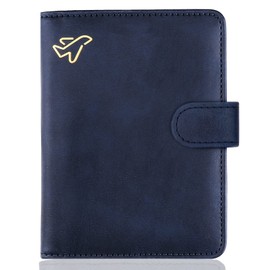 WALNEW Passport Holder Cover Case Travelling Passport Cards Carrier Wallet Case