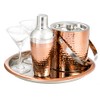 Cocktail Shaker Copper Hammered