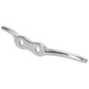 2pcs/set 6in Cleat Stainless Steel Flagpole Cleat Hook Flag Halyard
