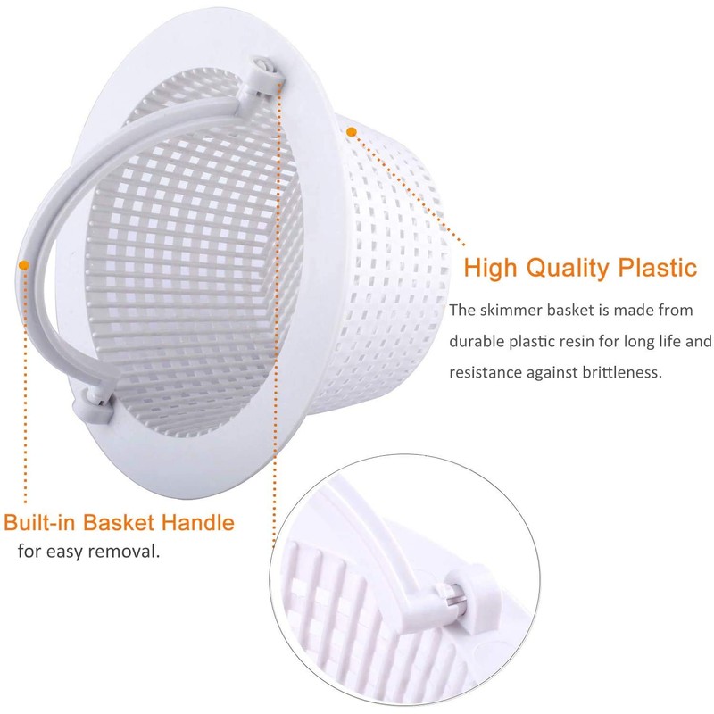ATIE Above-Ground Pool Thru-Wall Skimmer Basket 513330 for Pentair HydroSkim