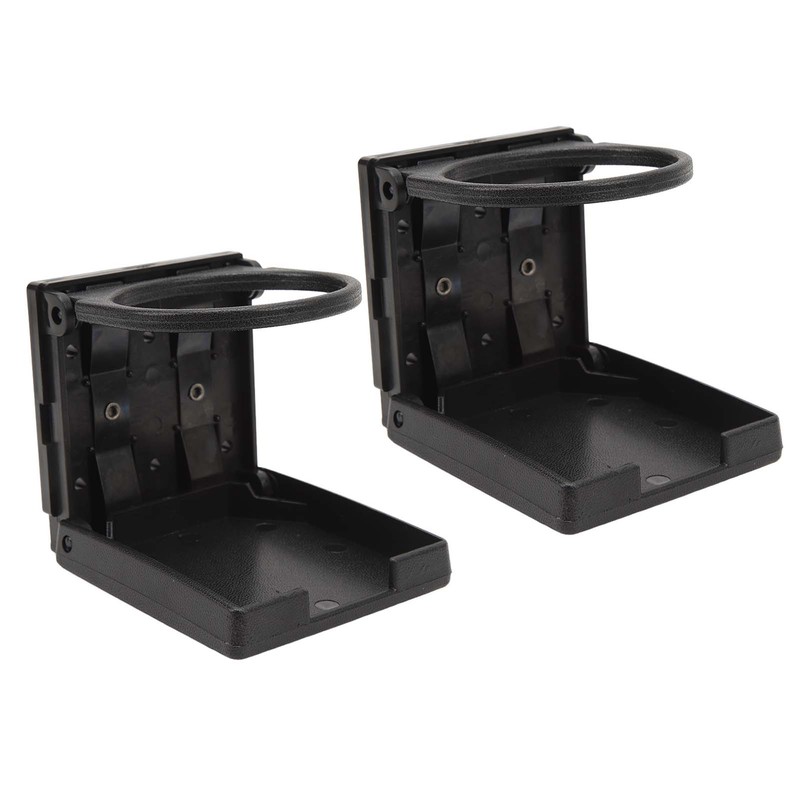2 Pcs Folding Cup Holder 73mm Compact Space Saving Foldable