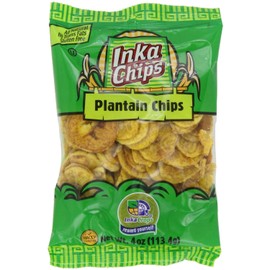 Inka Crops Inka Chips Roasted Plantain Chips 4 Ounce Bags Pack of 5
