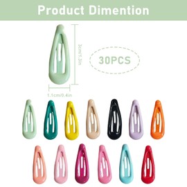 Qwrqwr Haarspangen für Baby Mädchen Kinder Bunte Mini Haarclips für Feines Haar Mehrfarbig Stylisc