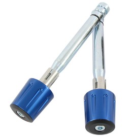 Universal Bar End Weights, Handle Weights, 7.1 oz (200 g), Blue, General Purpose, Shaved Aluminum, Set of 2