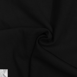 Texco Inc 67" Wide 100% Cotton Fleece Brushed Fabric by The Yard-270 GSM, Heavyweight, Soft & Breathable-Apparel, Blankets, Loungewear, Home Decor, Accessories & DIY, Black 1 Yard