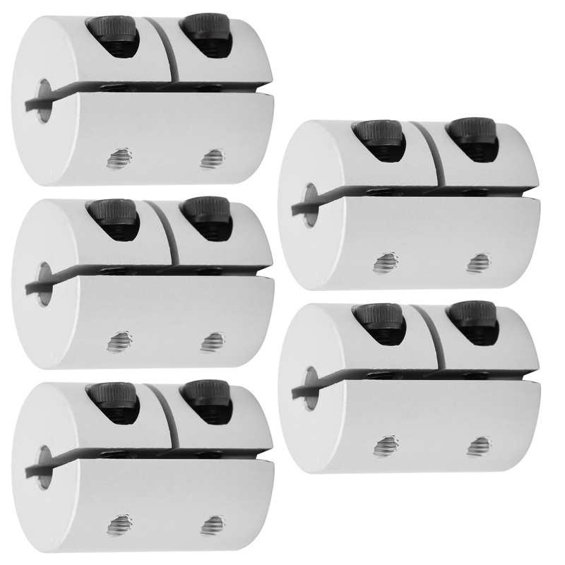 5Pcs Shaft Coupler Coupling Aluminium Alloy Connector for 3D Printer