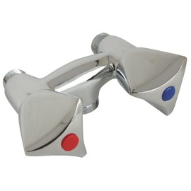 SOMATHERM FOR YOU - Mixer Tap Chrome-Plated - Center Distance 80 mm - M15/21 M20/27 - Upper Part with Flap 18/150