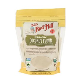Bob's Red Mill Organic Coconut Flour, 16oz (Pack of 1) - Non GMO, Fair Trade Certified, Vegan, Keto Friendly, Paleo Friendly, Kosher